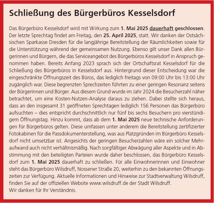 Schließung Bürgerbüro Kesselsdorf.JPG